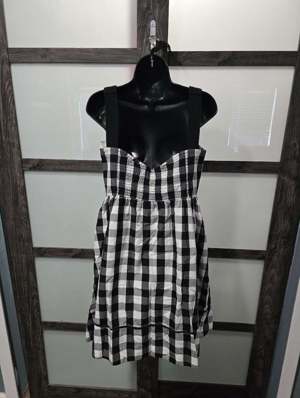 Broome Street Kate Spade Patterned Check Dress Sz 6 - Picture 3 of 4